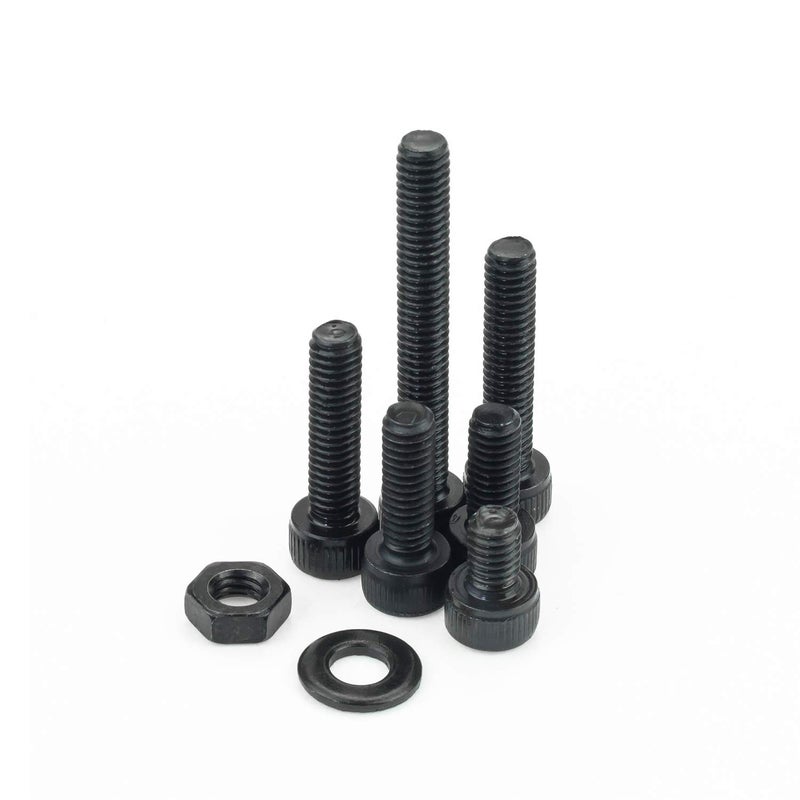 Sutemribor M2 M3 M4 Alloy Steel Screws Nuts and Washers 1200PCS, Sutemribor Hex Socket Head Cap Bolts Screws Nuts Washers Assortment Kit with Hex Wrenches - Image 4